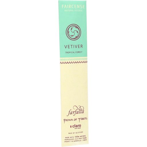 Faircense Incense Vetiver / Tropical Forest - 10 items