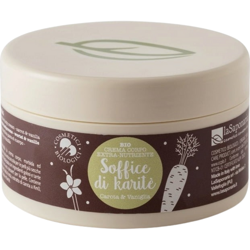 Soffice di Karité - Carrot & Vanilla Nourishing Body Cream - 180 ml