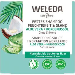 Weleda Festes Shampoo Feuchtigkeit & Glanz - 50 g