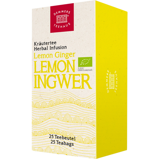 Quick-T bio zeliščni čaj z limono in ingverjem - 37,50 g