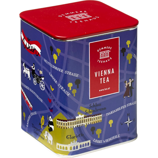 Метална кутия за чай Map of Vienna, пълна - 100 г