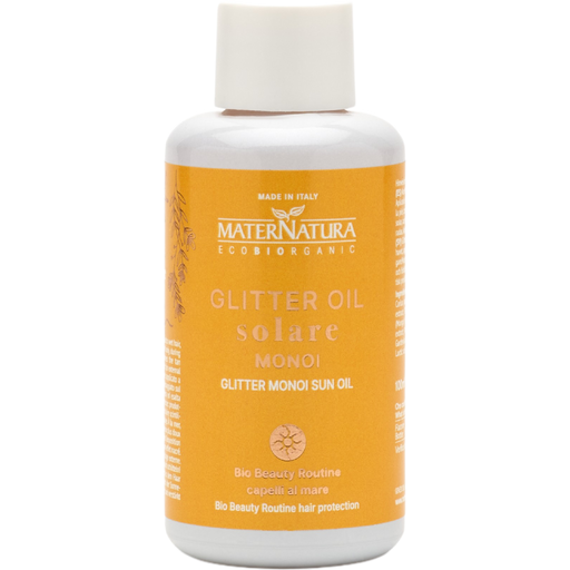 MaterNatura Glitter Oil Olio Solare al Monoi - 100 ml