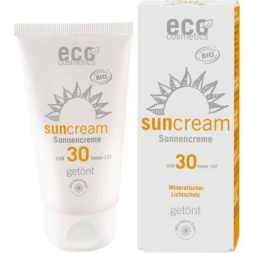 eco cosmetics Sävytetty aurinkovoide SK 30 - 75 ml