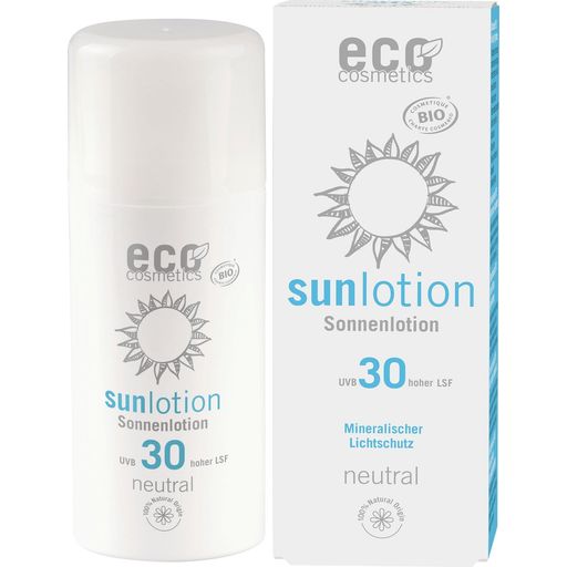 eco cosmetics Hajusteeton aurinkolotion SK 30 - 100 ml