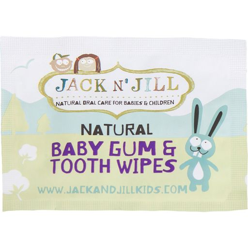 Jack N Jill Natural Baby Gum & Tooth Wipes - 1 conf.