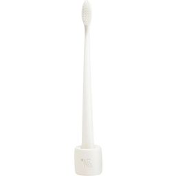 Natural Family CO. Organic Toothbrush & Stand - Ivory Desert