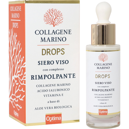 Optima Naturals Marine Collagen Drops Серум за лице - 30 мл