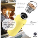 Insulated Stainless Steel Bottle, 1000 ml  - Yellow Beam