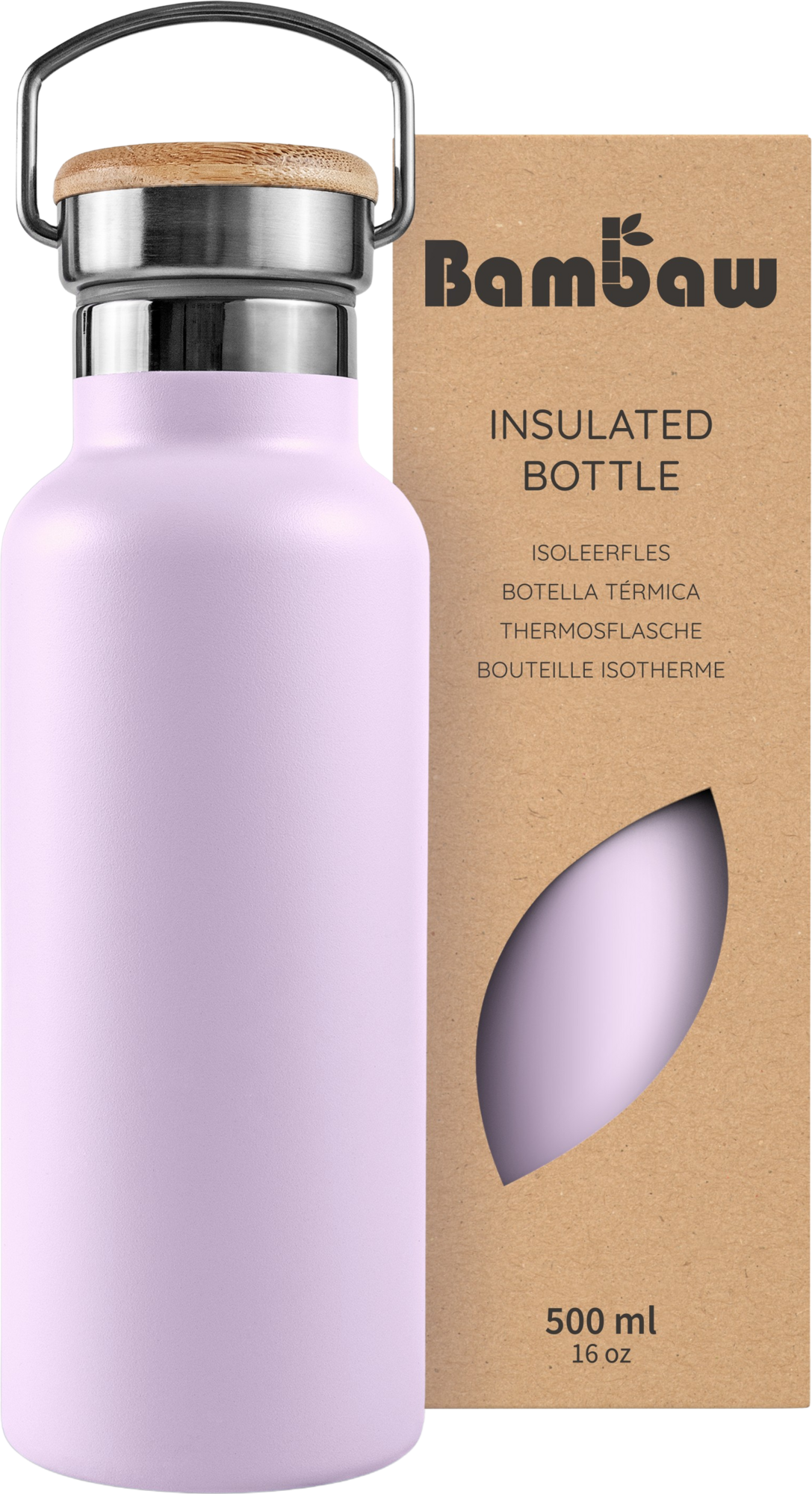 Bambaw Thermos in Acciaio Inossidabile, 500 ml - Lavender Haze