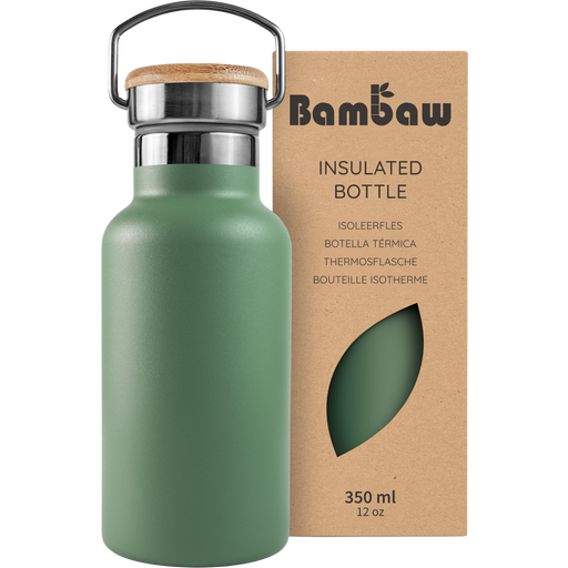 Insulated Stainless Steel Bottle, 350 ml  - Sage Green