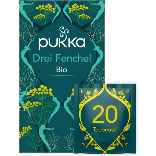 Drei Fenchel - Három Édeskömény bio gyógynövény tea - 20 darab
