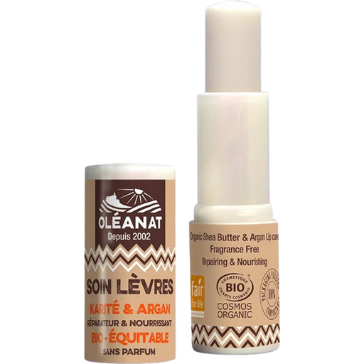 Oléanat Sheasmör & Argan Lip Care Stick - 4,50 g