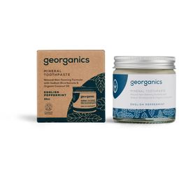 georganics English Peppermint Natural fogkrém - 120 ml