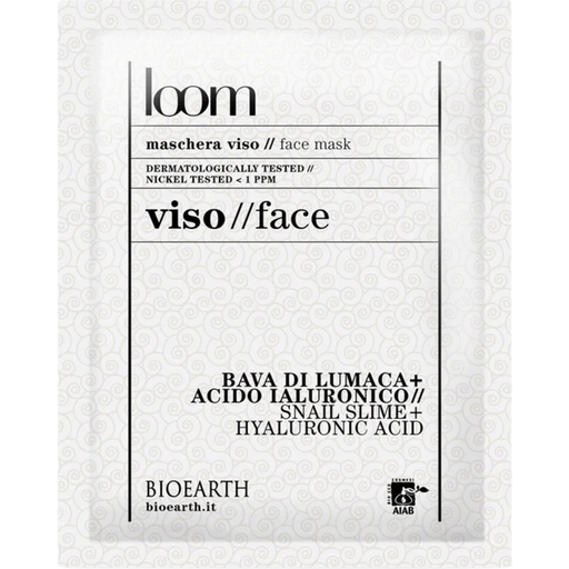 Bioearth Loom sheet mask ansikte - 15 ml
