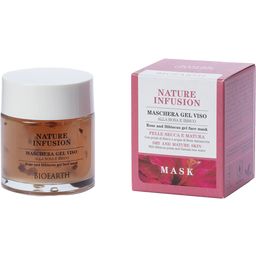 NATURE INFUSION Gelmasker Roos & Hibiscus