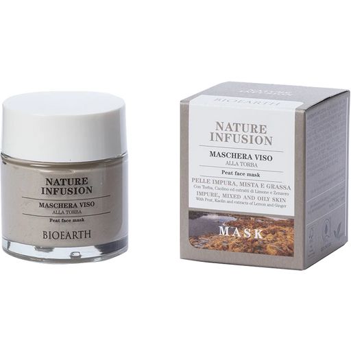bioearth NATURE INFUSION Masque Visage Tourbe - 100 ml