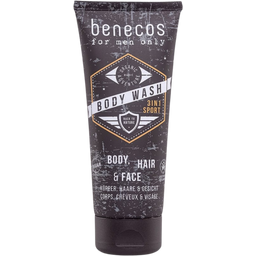 Benecos Shampoing-Douche 3en1 Sport for men only