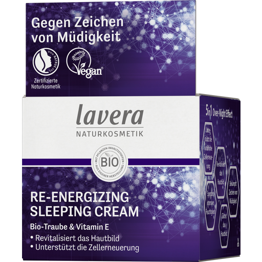 Lavera Re-Energizing Sleeping Crème - 50 ml