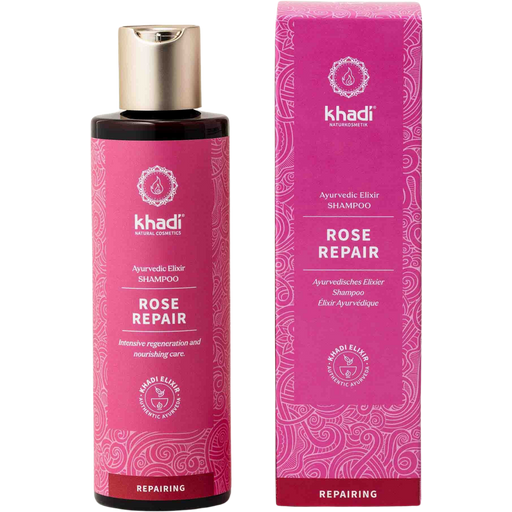Khadi® Rose Repair Ayurvédikus Elixír sampon - 200 ml