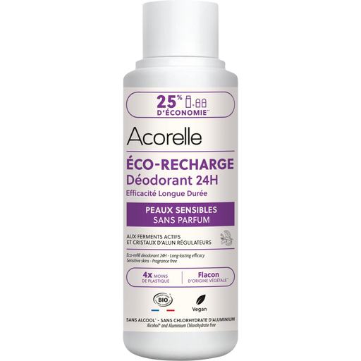 Acorelle Refill hellävarainen deodorantti - 100 ml