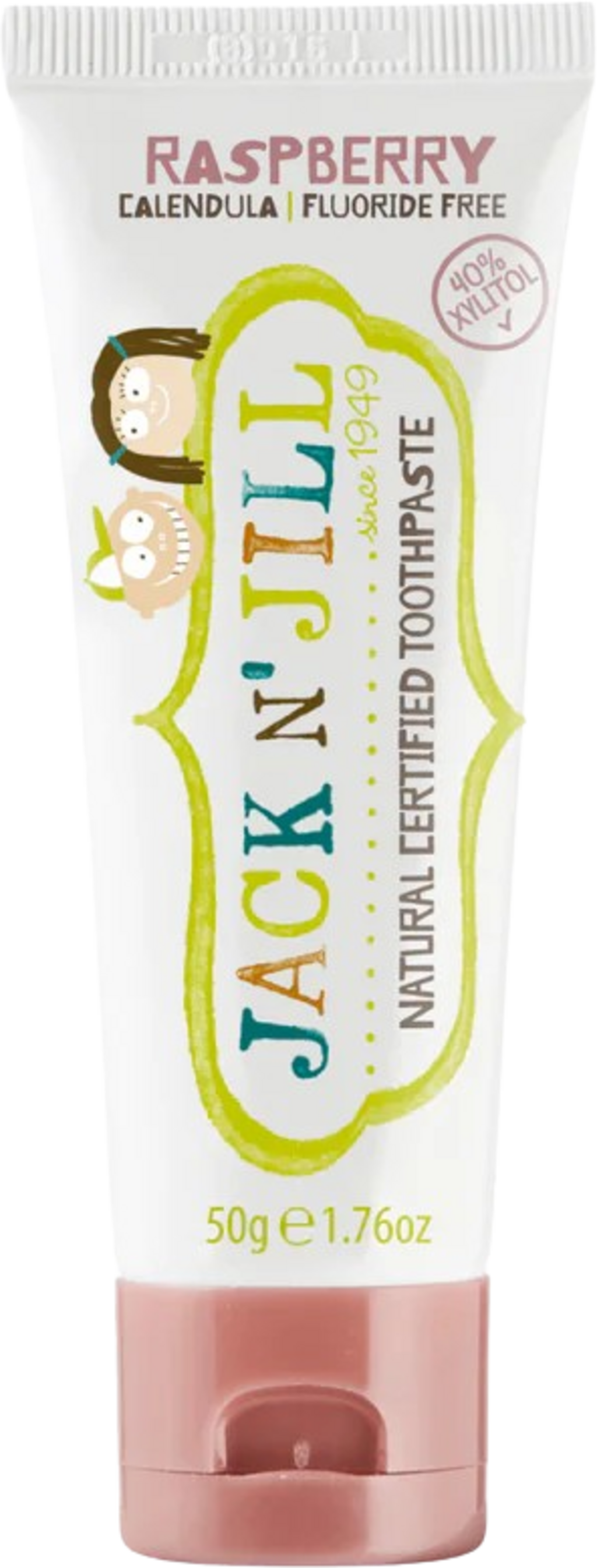 Jack N Jill Natural Toothpaste - raspberry