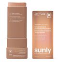 Attitude Sunly Tinted Sunscreen Face Stick SPF 30 - 20 г