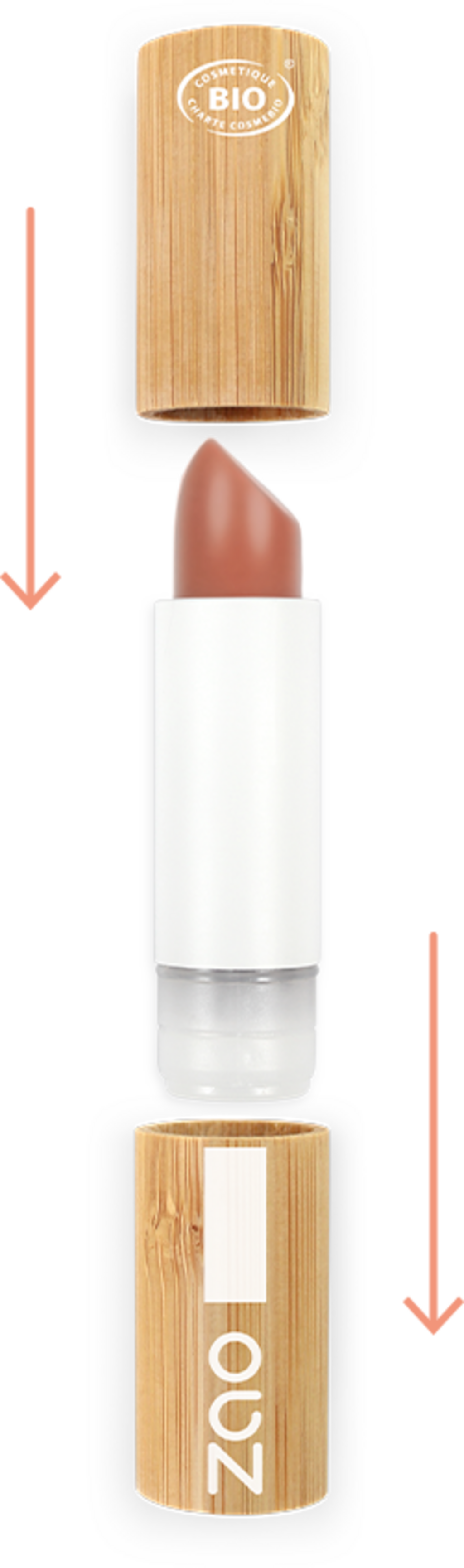 Zao Make up Refill Color & Repulp Balm - 486 Orange nude
