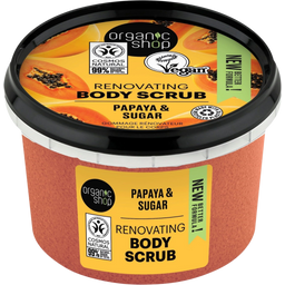 Organic Shop Renovating Body Scrub Papaya & Sugar - 250 мл