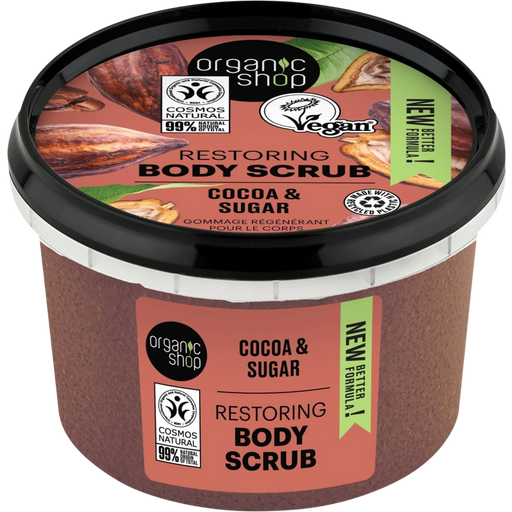 Organic Shop Restoring Body Scrub Cocoa & Sugar - 250 мл