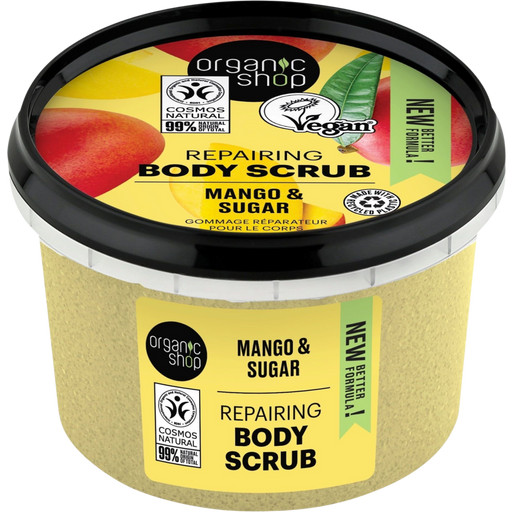 Organic Shop Repairing Body Scrub Mango & Sugar - 250 мл