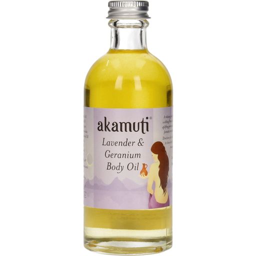 Akamuti Olje za telo s sivko in geranijo - 100 ml