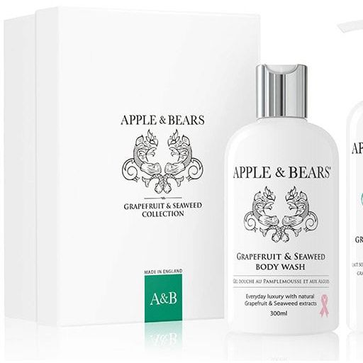 Apple & Bears Set Luxury Body Care Pomelo & Algas