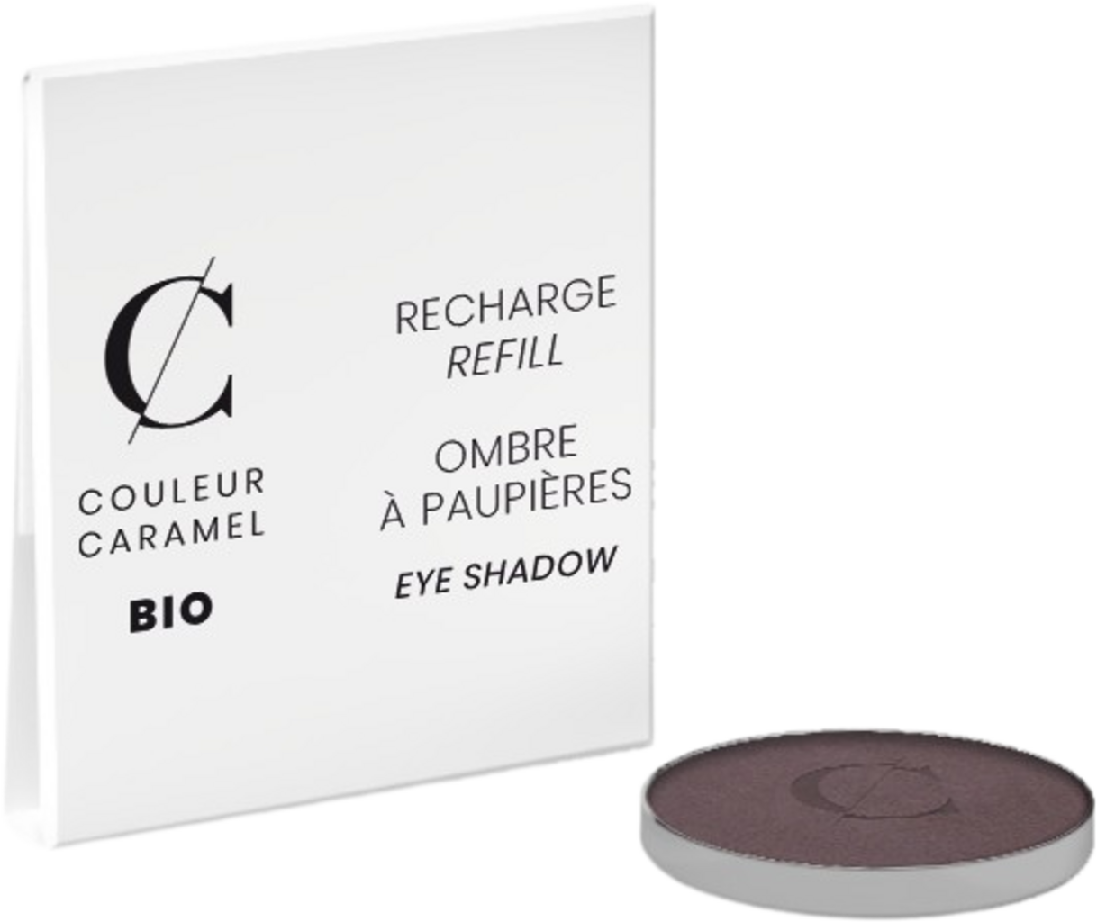 Couleur Caramel Recharge Ombre à Paupières Nacrée - 44 Plum Brown