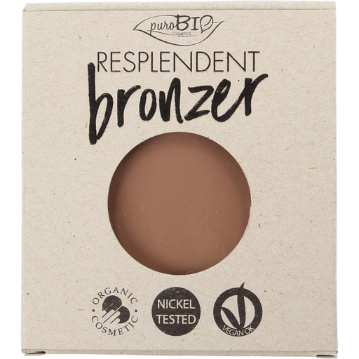 puroBIO cosmetics Resplendent Bronzer REFILL - 03 Beigebraun Refill