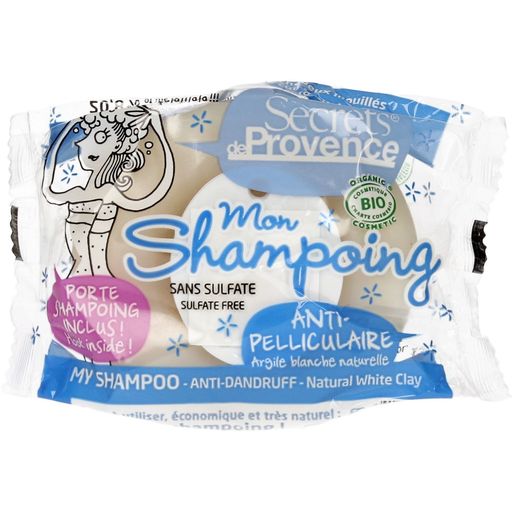 Shampoing Solide Anti-Pelliculaire Bio (Porte-Shampoing inclus)
