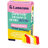 Lamazuna Children's Toothbrush Heads - Set of 3