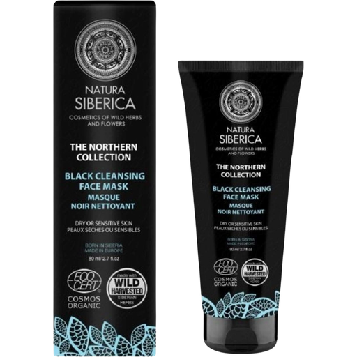 Natura Siberica Black Cleansing Face Mask - 80 ml