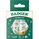 Badger Balm Classic Lipstick Set Green - 1 set