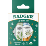 Badger Balm Set Green Barras Labios