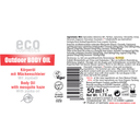eco cosmetics Outdoor testolaj - 50 ml