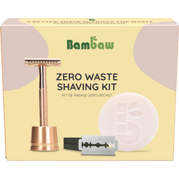 Bambaw Rozé arany borotválkozó szett - 1 szett