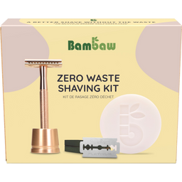 Bambaw Kit de Rasage Rose Doré - 1 kit