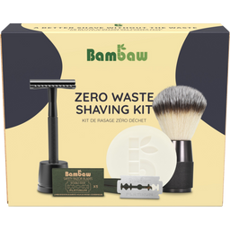 Bambaw Set za brijanje - Crni - 1 set