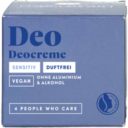 4 PEOPLE WHO CARE Deodorantkräm Sensitive - 50 ml