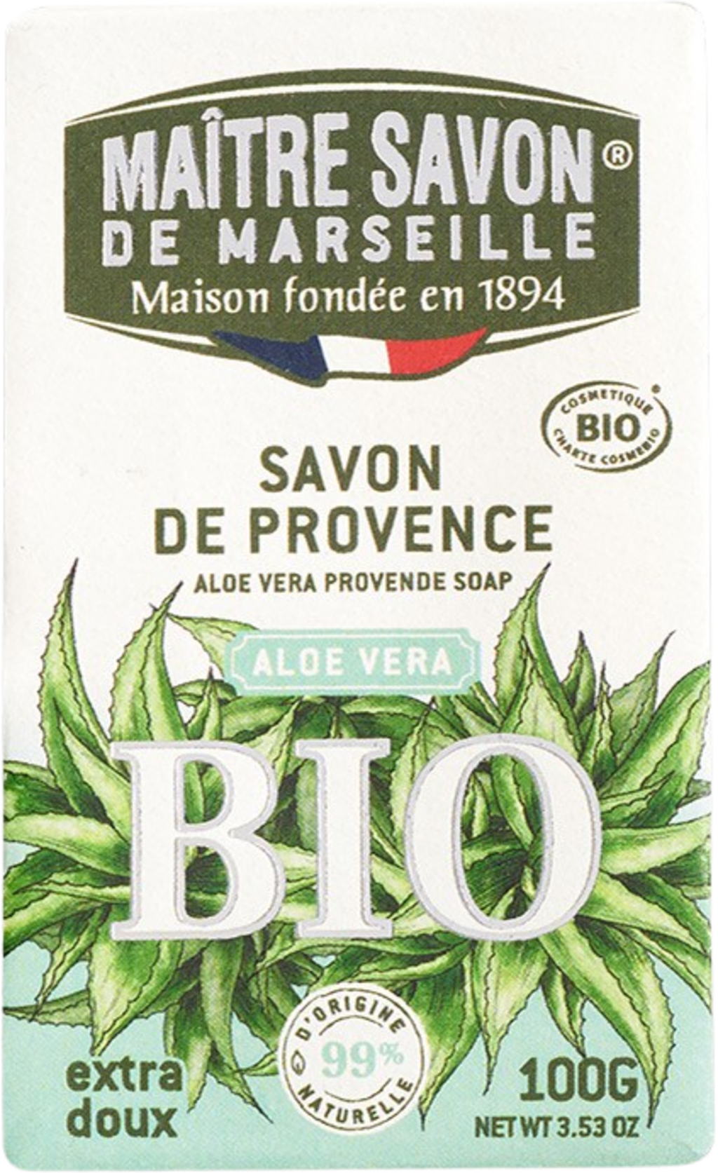 Maître Savon Mydlo Provence  - Aloe Vera