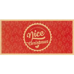 Nice Christmas - Tarjeta Regalo de Papel Reciclado Ecológico