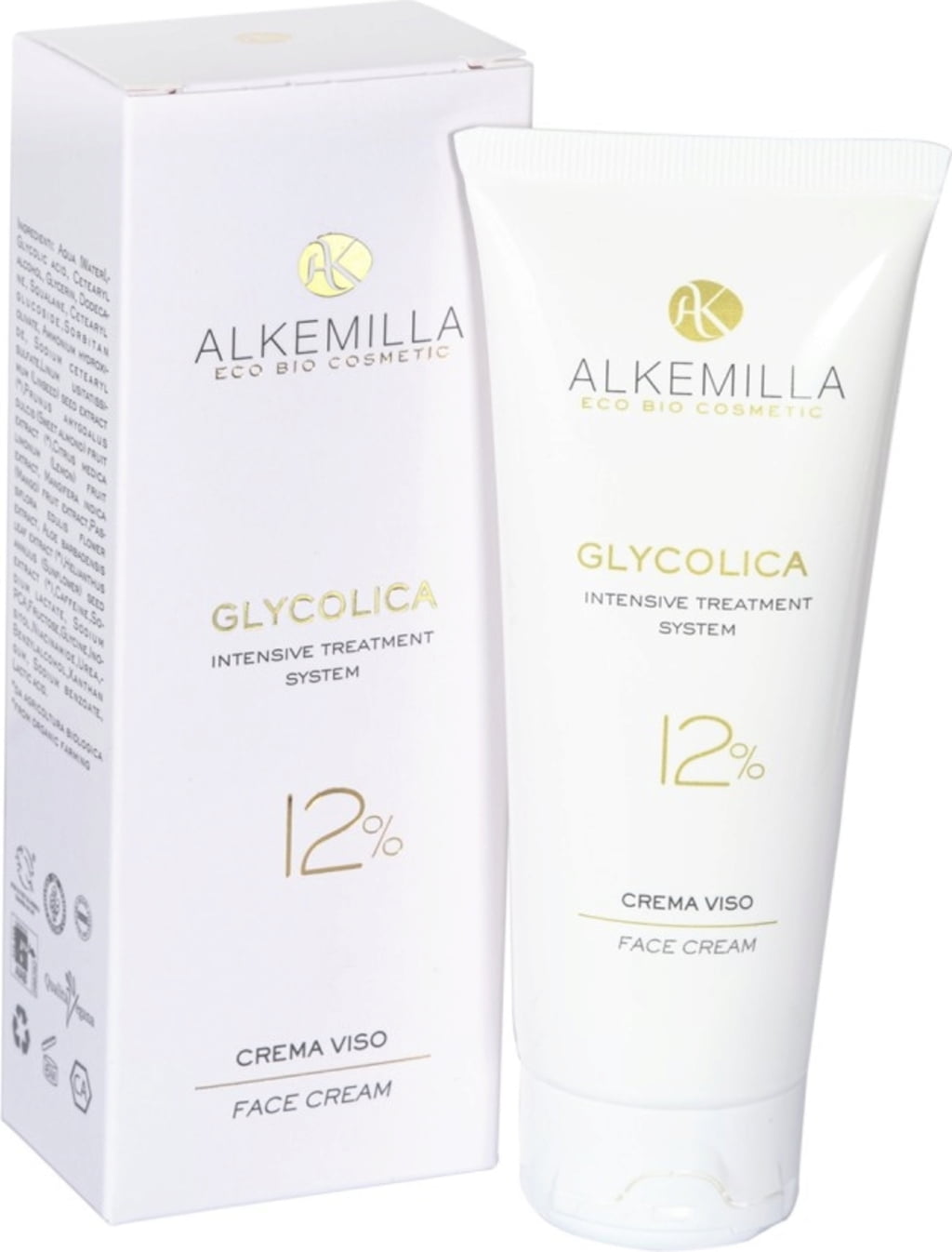 Alkemilla Eco Bio Cosmetic Glycolica Crema Viso 12% - 100 ml