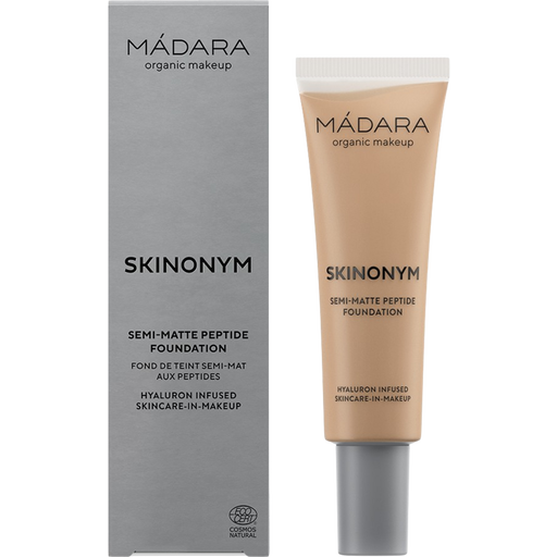 MÁDARA Organic Skincare SKINONYM Semi-Matte Peptide Foundation - 55 Clay