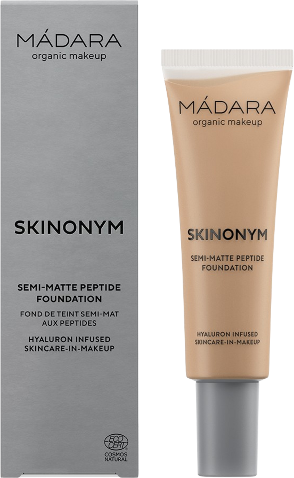 MÁDARA Organic Skincare SKINONYM Semi-Matte Peptide Foundation - 55 Clay