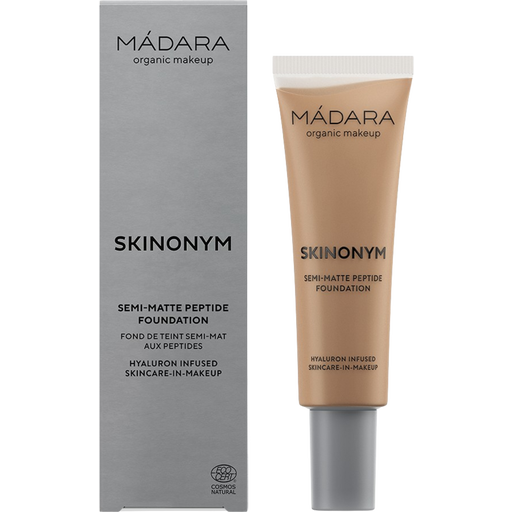 MÁDARA Organic Skincare SKINONYM Semi-Matte Peptide Foundation - 60 Olive